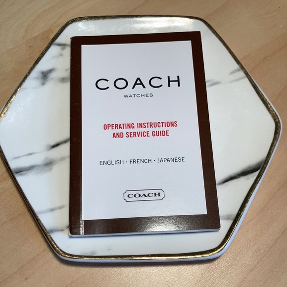 Coach Brushed stainless steel Swiss women’s watch with manual, extra links, tool - Picture 7 of 8